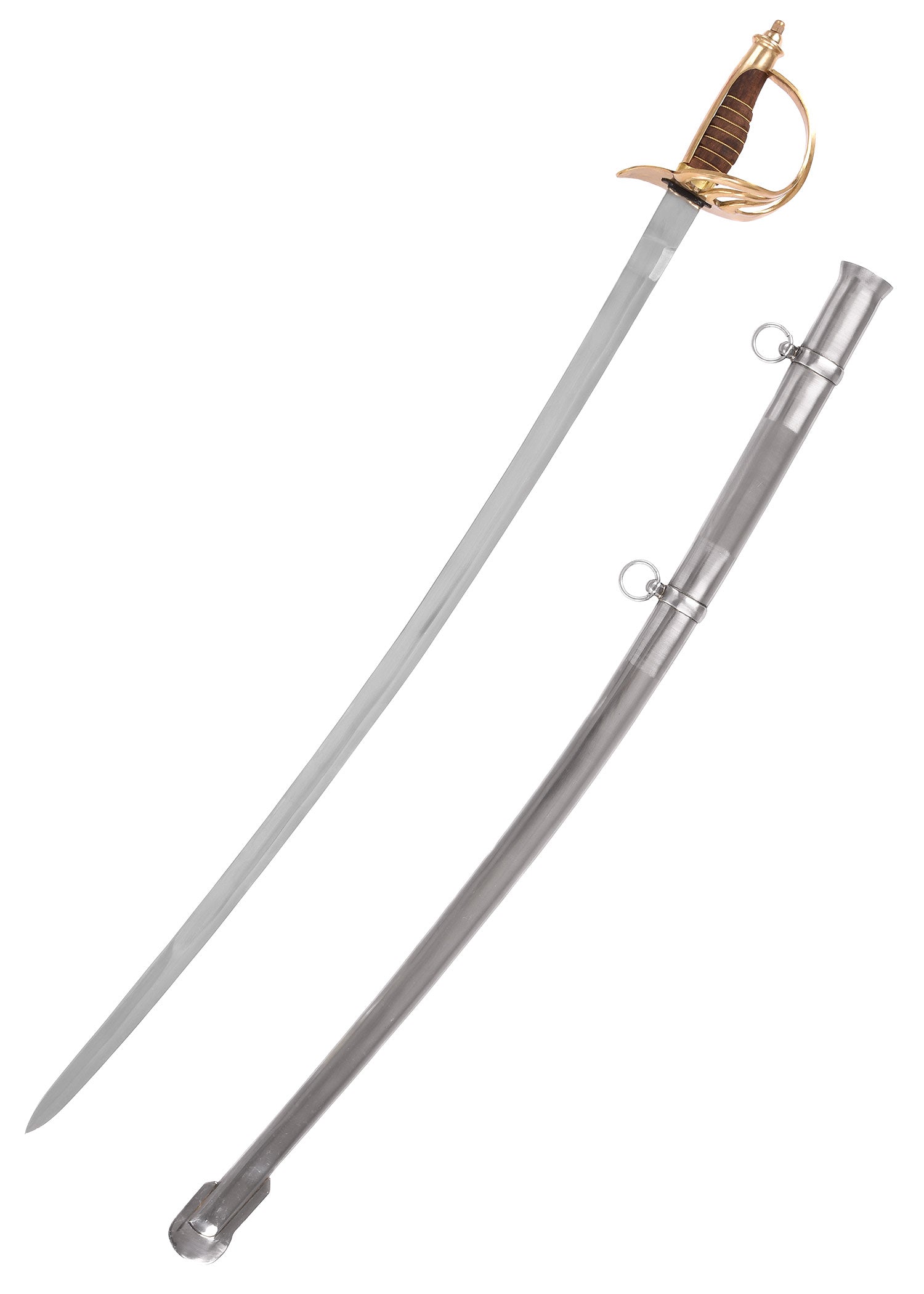 Imagen única de: Sable De Caballería Estadounidense, Mango Marrón.