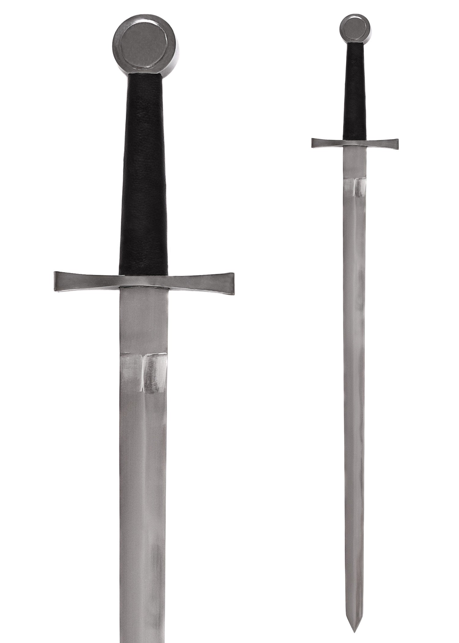 Imagen única de: Espada Medieval De Una Mano Con Pomo De Disco, Acero , Categoría-C