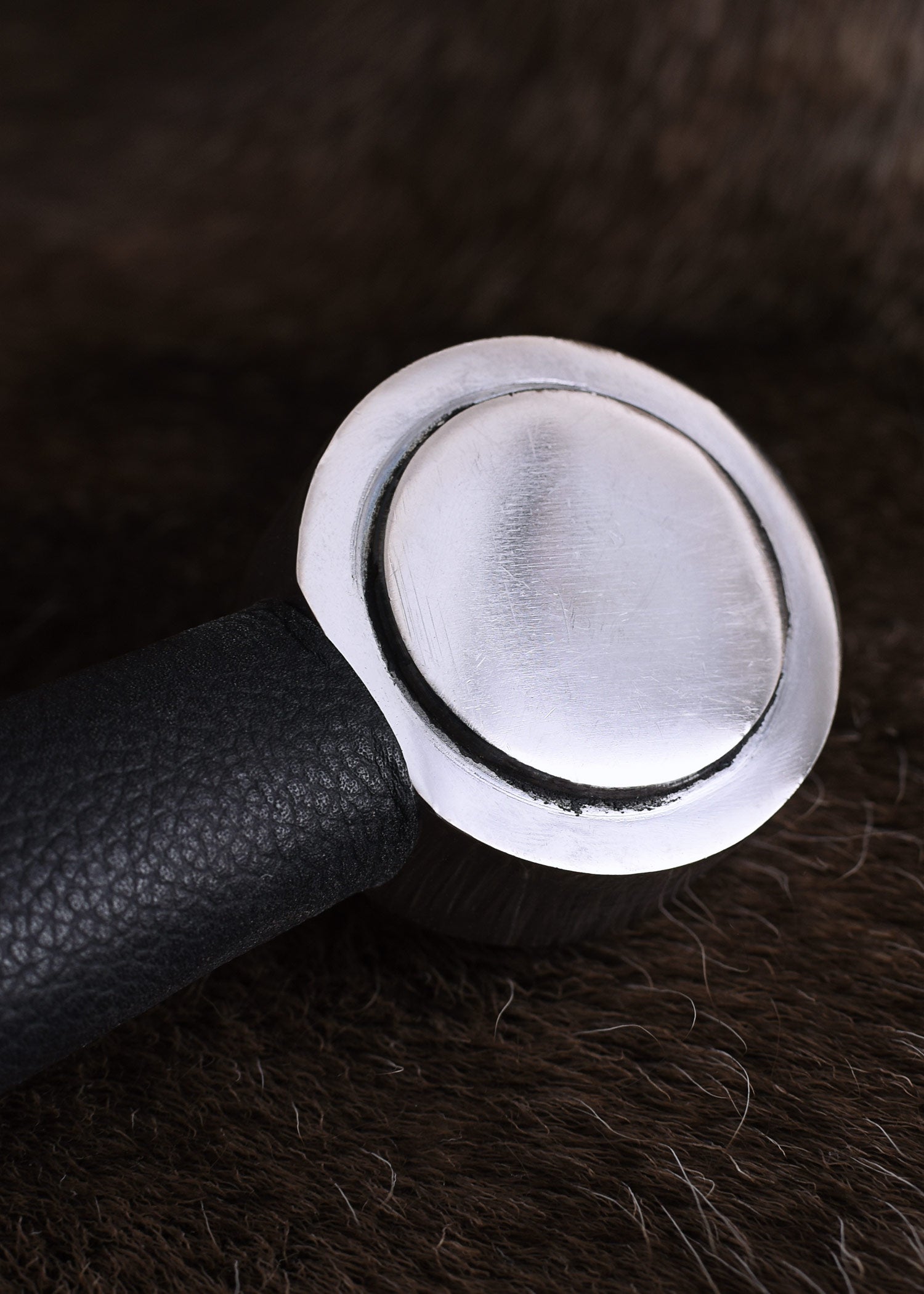 Imagen única de: Espada Medieval De Una Mano Con Pomo De Disco, Acero , Categoría-C