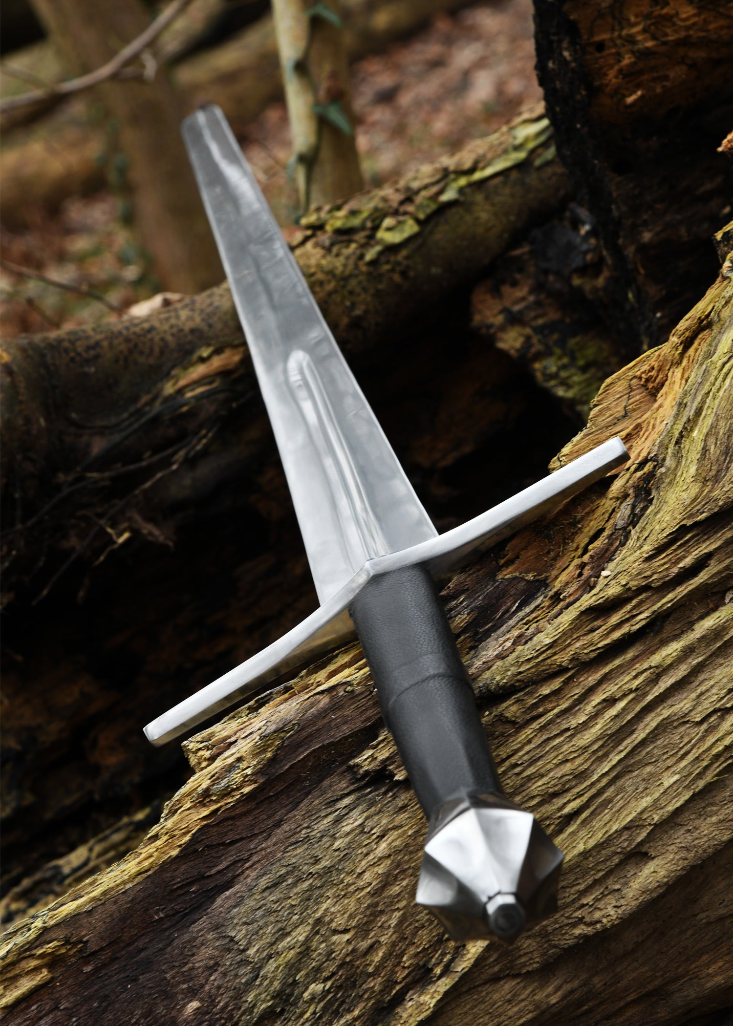 Imagen única de: Espada Medieval A Dos Manos, Para Combate Ligero, Categoría-C