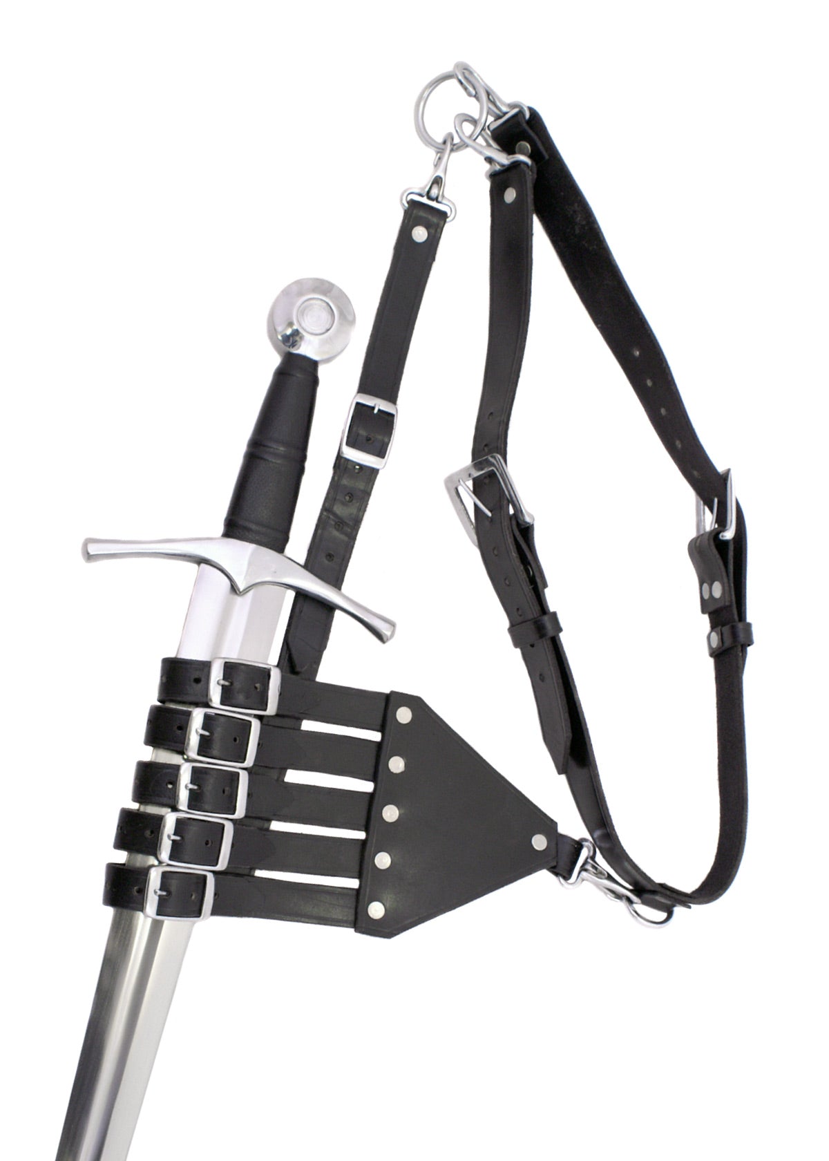 Imagen única de: Cinturón Con Soporte Para Estoques, Sables Y Espadas.