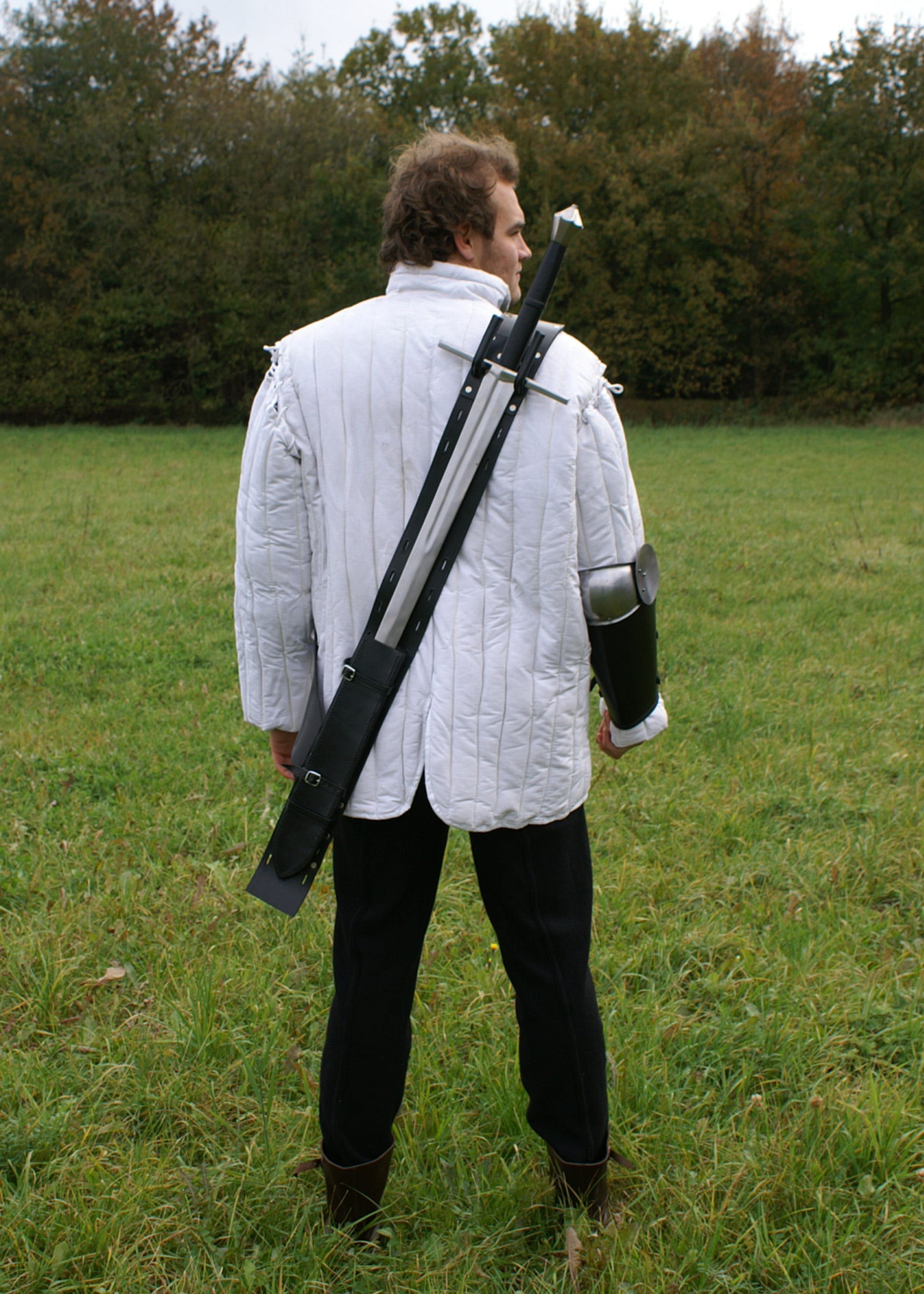 Imagen única de: Funda Trasera De Cuero Negro.