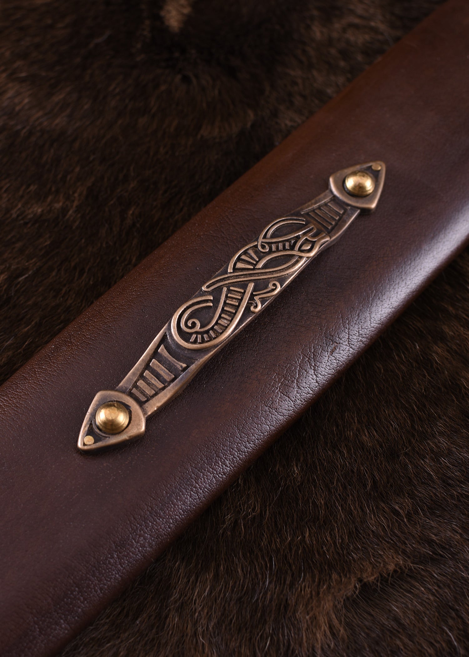 Imagen única de: Espada Vikinga (Isla Eigg) Con Mango De Cuero, Acero Damasco Categoría-B
