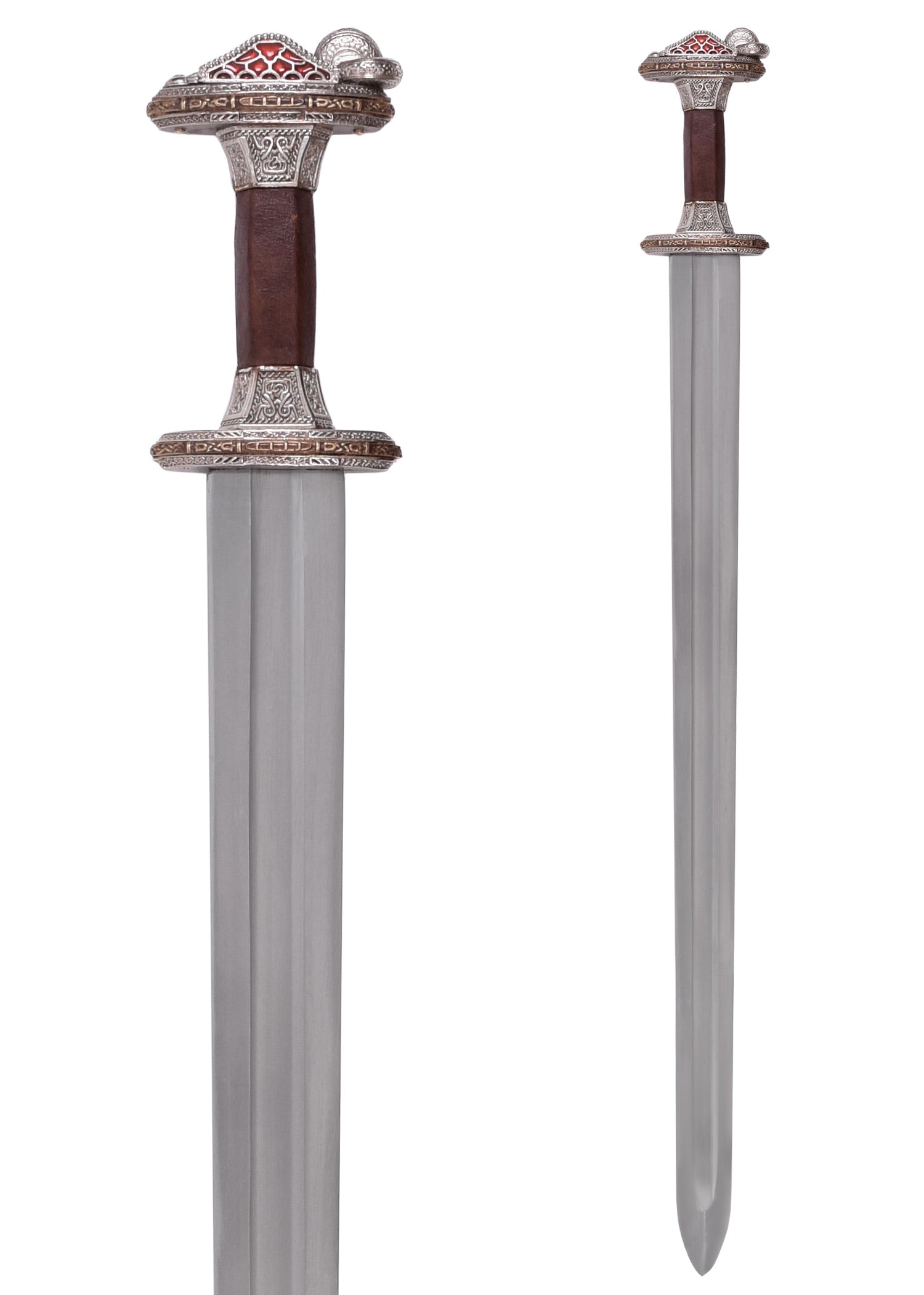 Imagen única de: Espada Vendelzeit Con Vaina, Empuñadura De Latón, Estañada