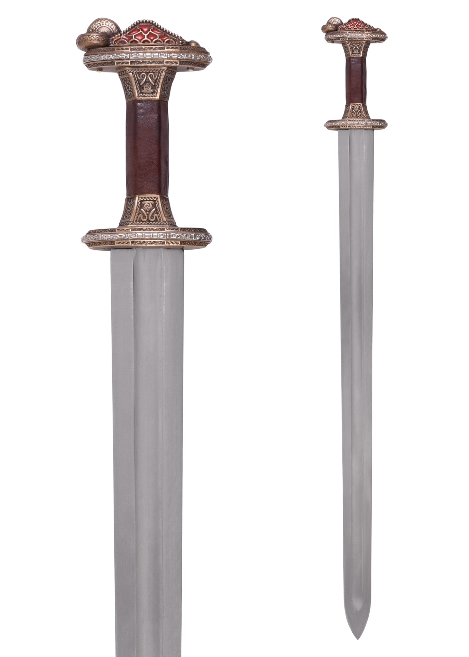 Imagen única de: Espada De Época Vendel Con Vaina, Empuñadura De Latón