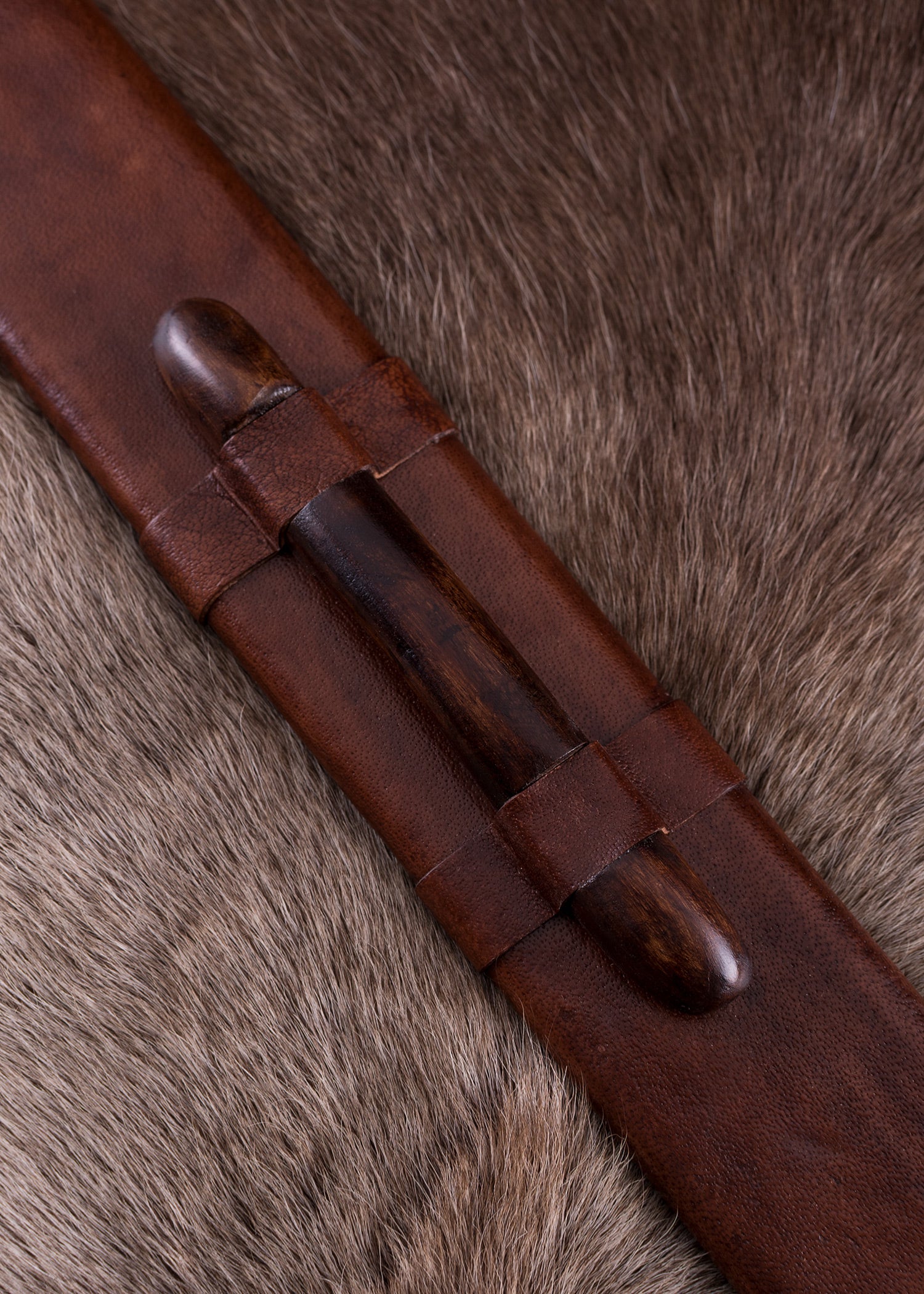 Imagen única de: Espada De Época Vendel Con Vaina, Empuñadura De Latón, Acero De Damasco Categoría-B