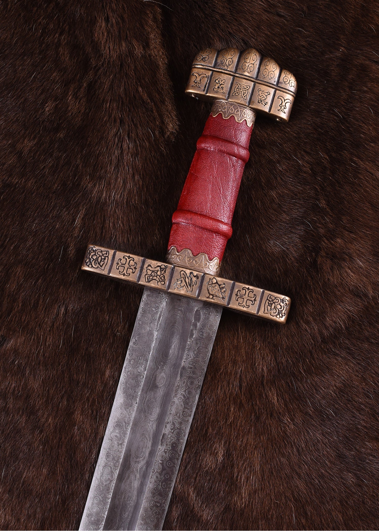 Imagen única de: Espada Vikinga De Haithabu, Siglo Ix, Acero De Damasco. Categoría-B