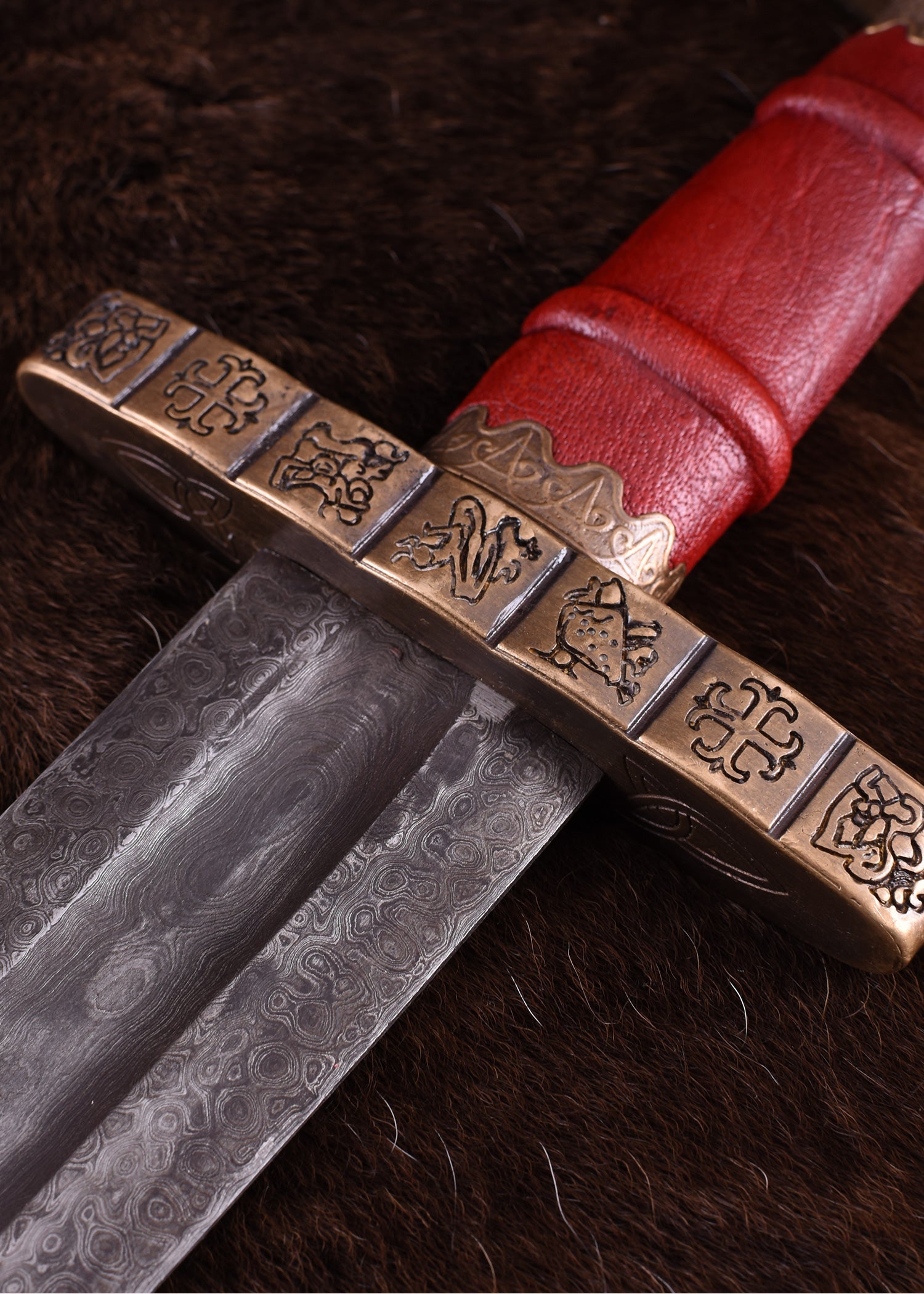 Imagen única de: Espada Vikinga De Haithabu, Siglo Ix, Acero De Damasco. Categoría-B