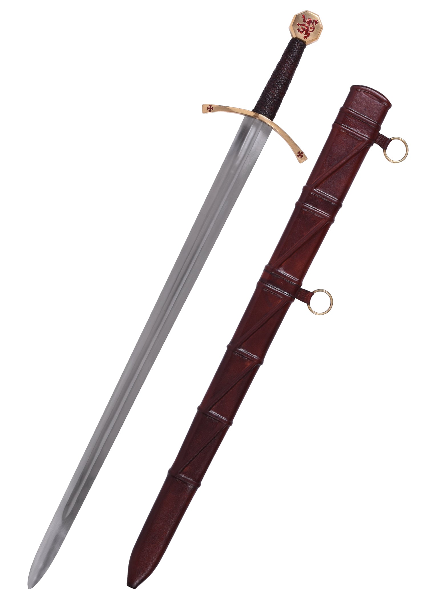 Imagen única de: Espada Bruce, Espada Medieval De Una Mano Con Vaina , Categoría-C