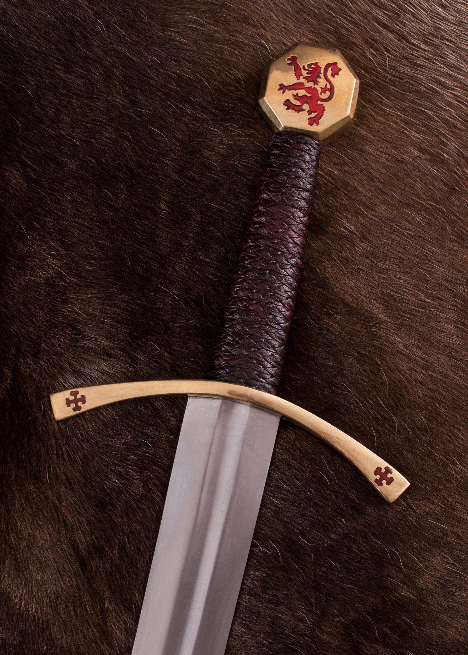 Imagen única de: Espada Bruce, Espada Medieval De Una Mano Con Vaina , Categoría-C