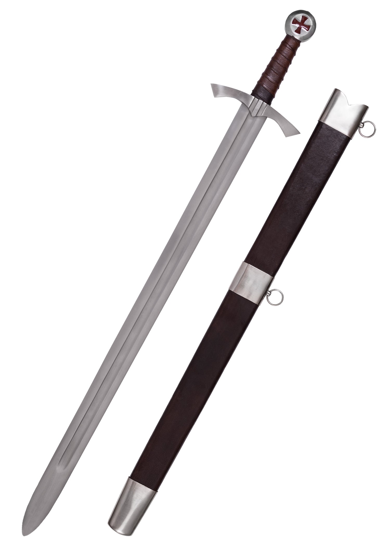 Imagen única de: Espada Templaria Escocesa Con Vaina , Categoría-C