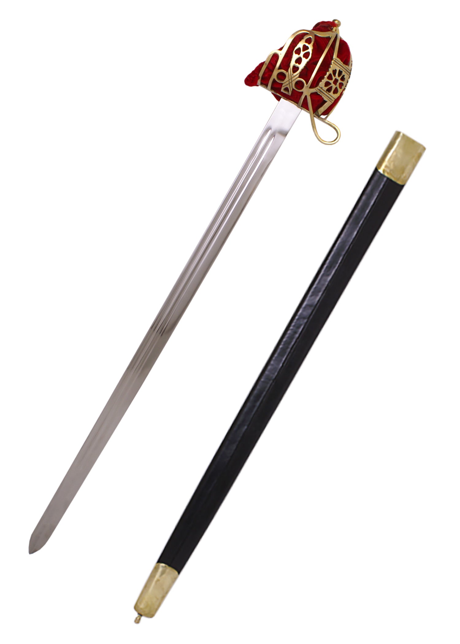 Imagen única de: Espada Escocesa Con Empuñadura Y Vaina De Latón. Categoría-B