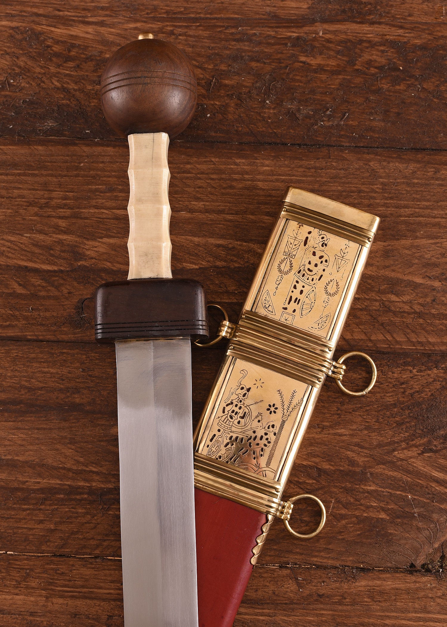 Imagen única de: Pompeya Gladius Con Vaina