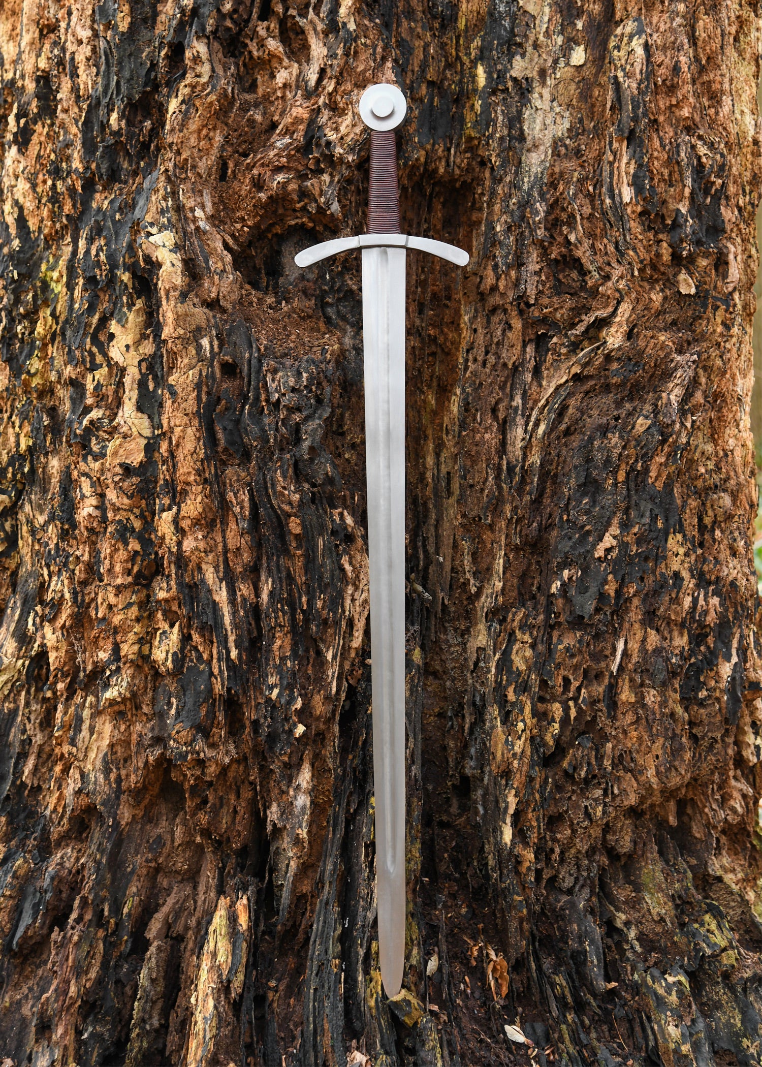 Espada Con Pomo De Disco Cruzado Con Vaina, Lucha De Espectáculo, Categoría-B en Tienda Medieval.