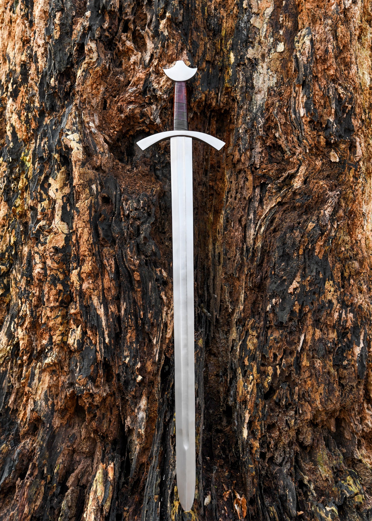 Imagen única de: Espada De Caballero De La Alta Edad Media Con Vaina, Lucha De Espectáculo, Categoría-C