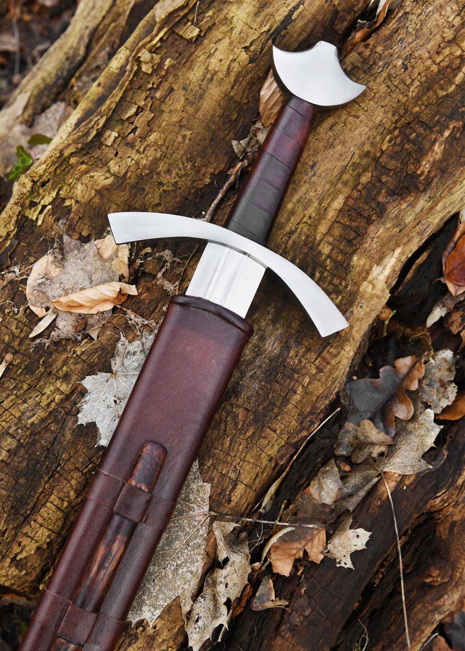 Imagen única de: Espada De Caballero De La Alta Edad Media Con Vaina, Lucha De Espectáculo, Categoría-C