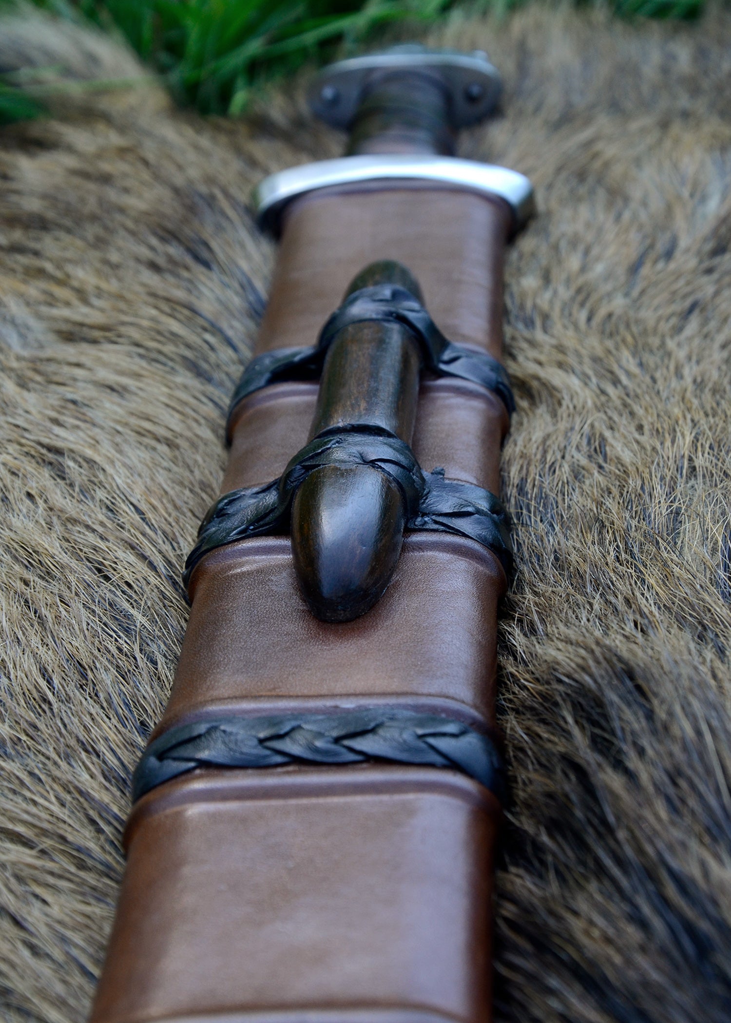 Imagen única de: Espada Vikinga Con Vaina, Siglo X, Espada De Combate Categoría-B