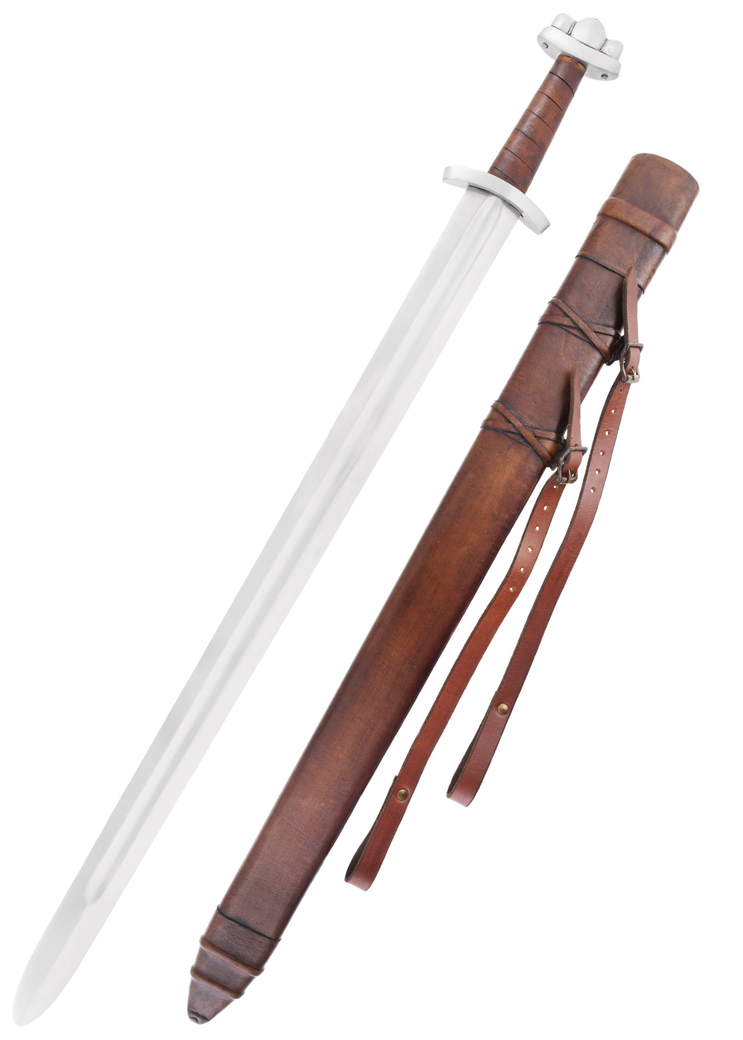 Imagen única de: Espada Vikinga Temprana Godfred Con Vaina, Combate Categoría-B Categoría-B