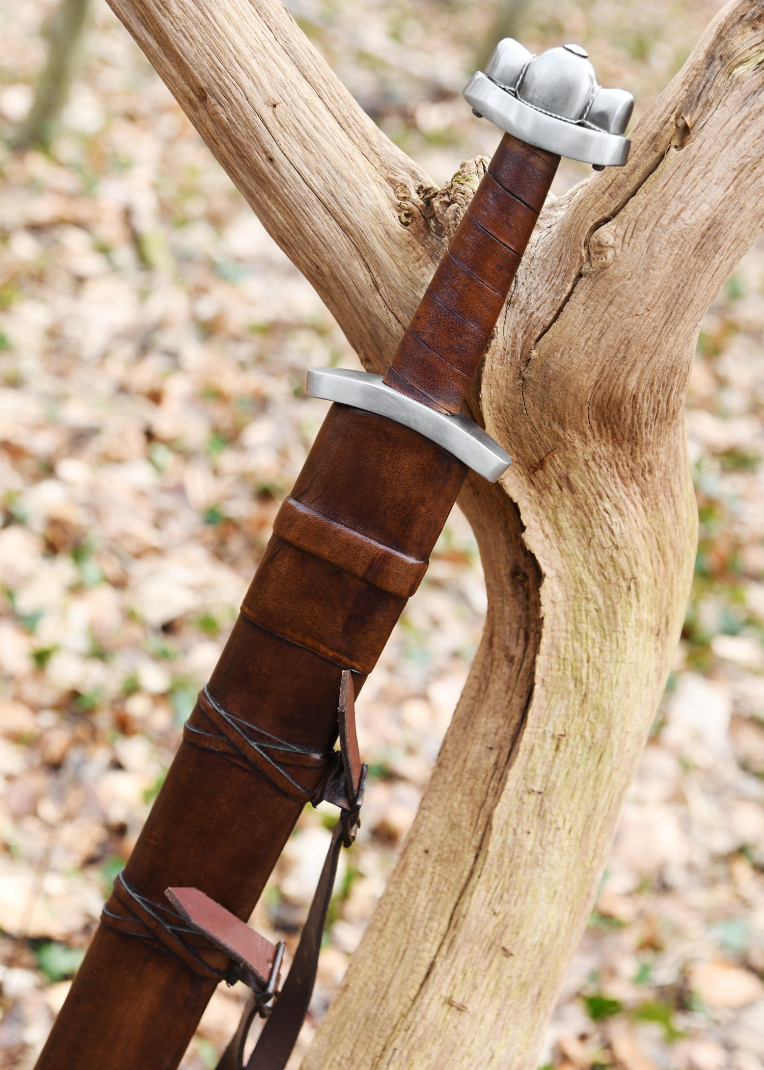 Imagen única de: Espada Vikinga Temprana Godfred Con Vaina, Combate Categoría-B Categoría-B