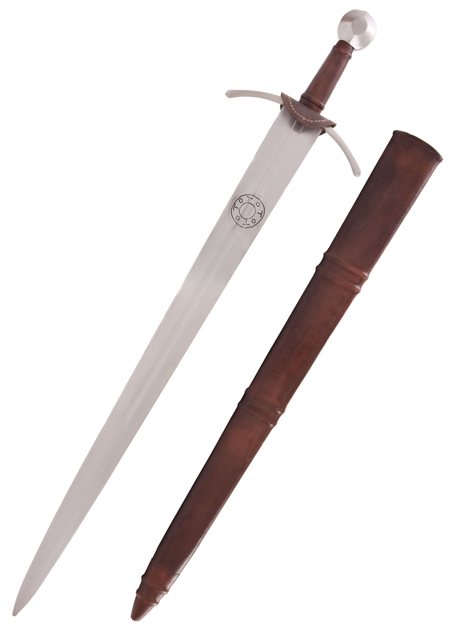Imagen única de: Espada De Caballero Toto Con Vaina, Siglo Xiii/xiv., Afilada
