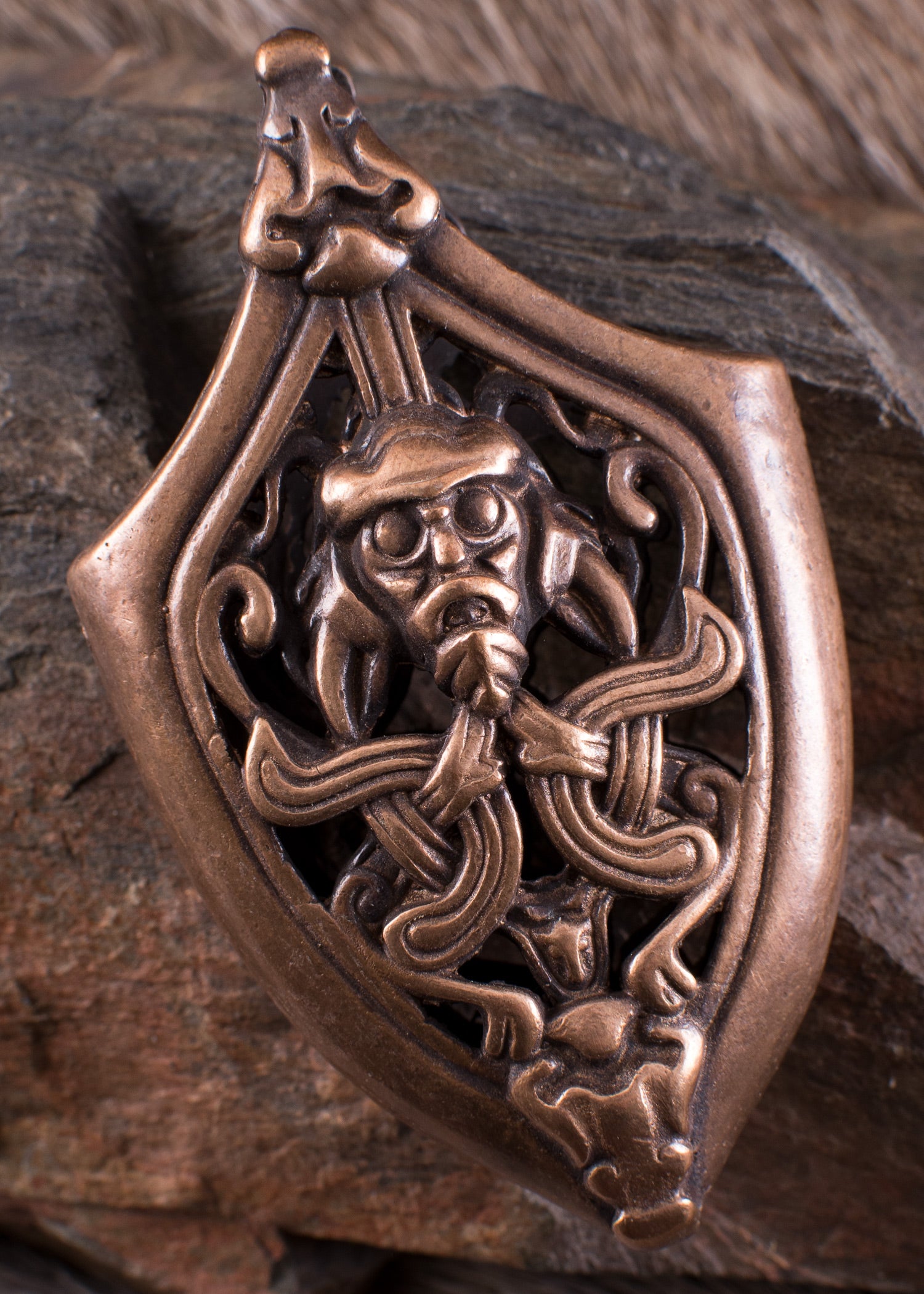 Imagen única de: Placa Para Funda De Espada Vikinga, Bronce