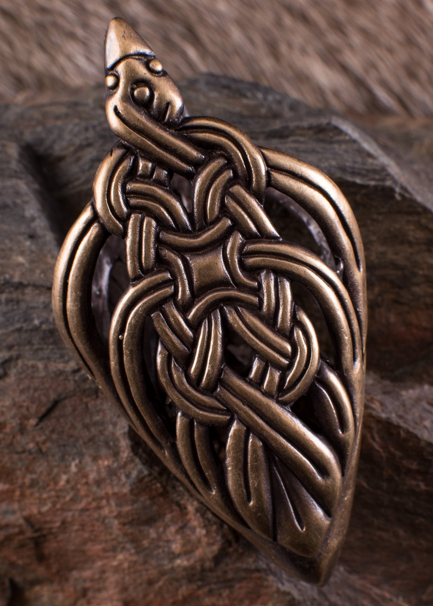 Imagen única de: Placa De Colocación Para Vaina De Espada Vikinga, Latón Con Acabado Antiguo