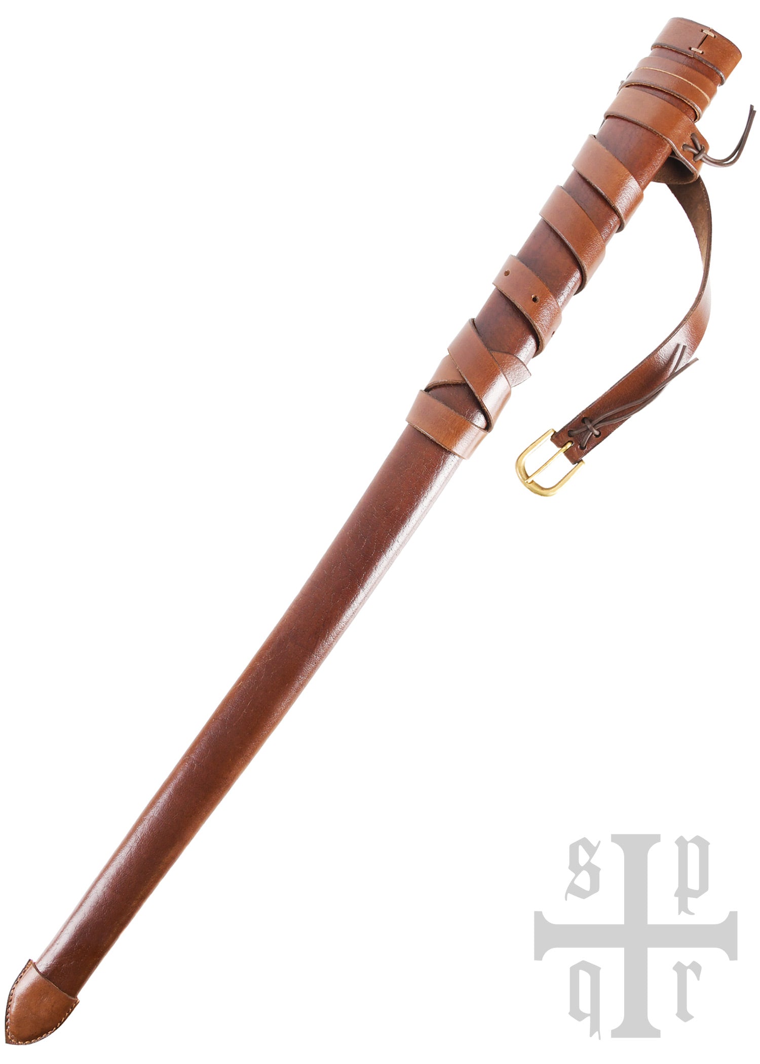 Imagen única de: Funda De Espada Medieval De Cuero Con Cinturón.