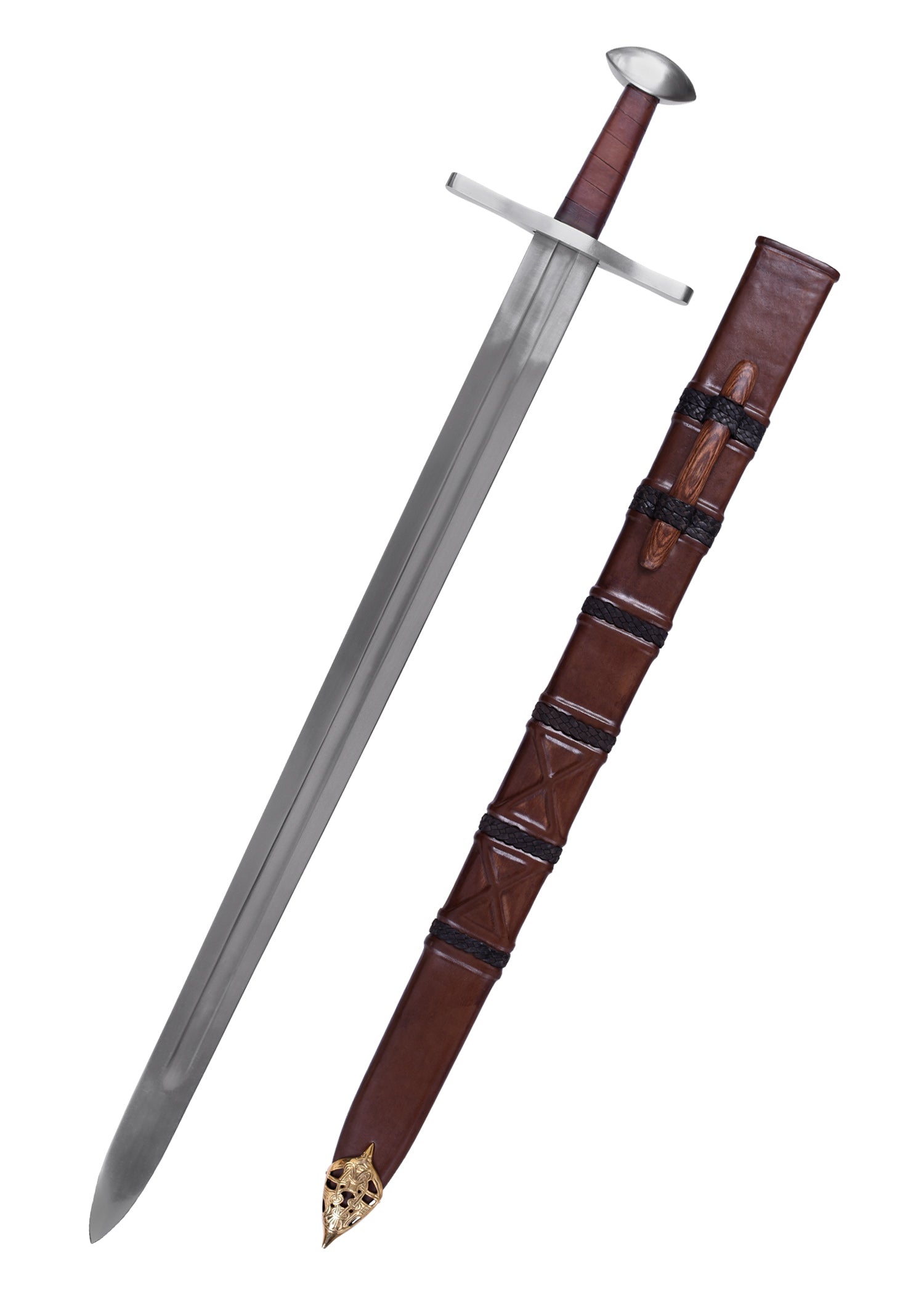 Imagen única de: Espada De Finales De La Época Vikinga Con Vaina Categoría-B