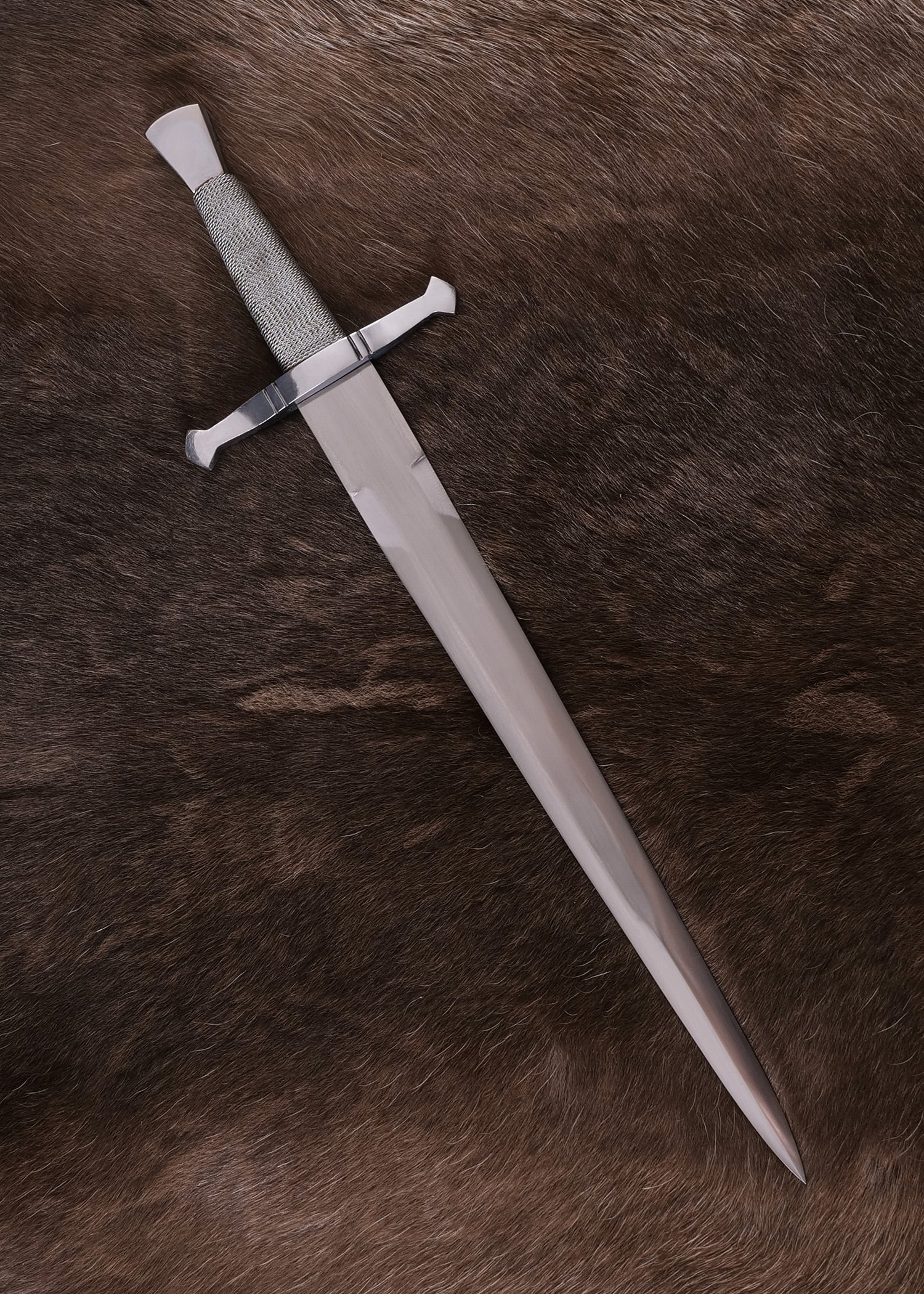 Imagen única de: Daga De Caballero Con Funda De Cuero.