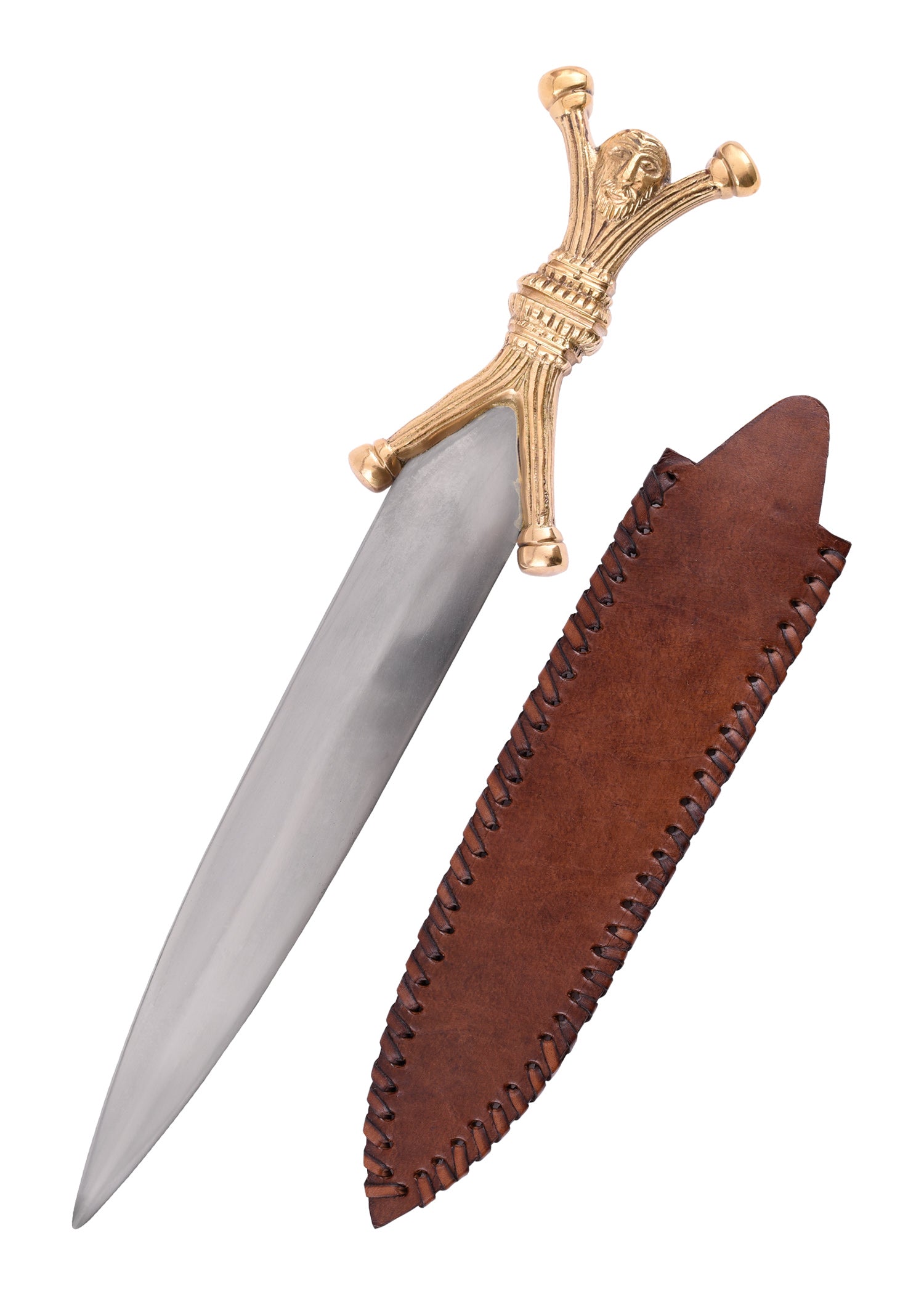 Imagen única de: Daga Celta Con Mango Y Pomo Con Forma Humana.