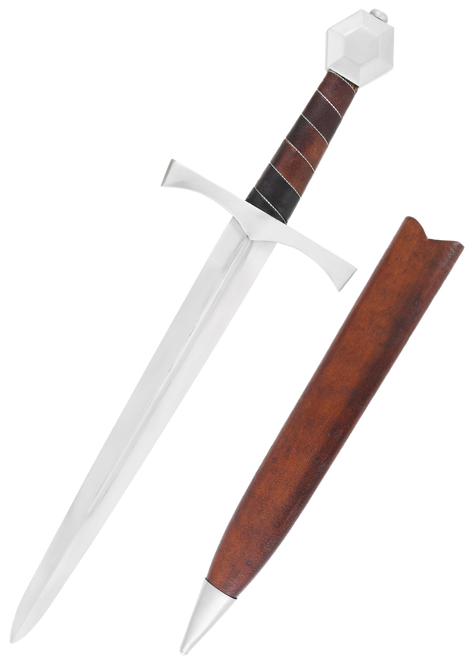 Imagen única de: Daga Medieval Con Vaina, Versión Normal.