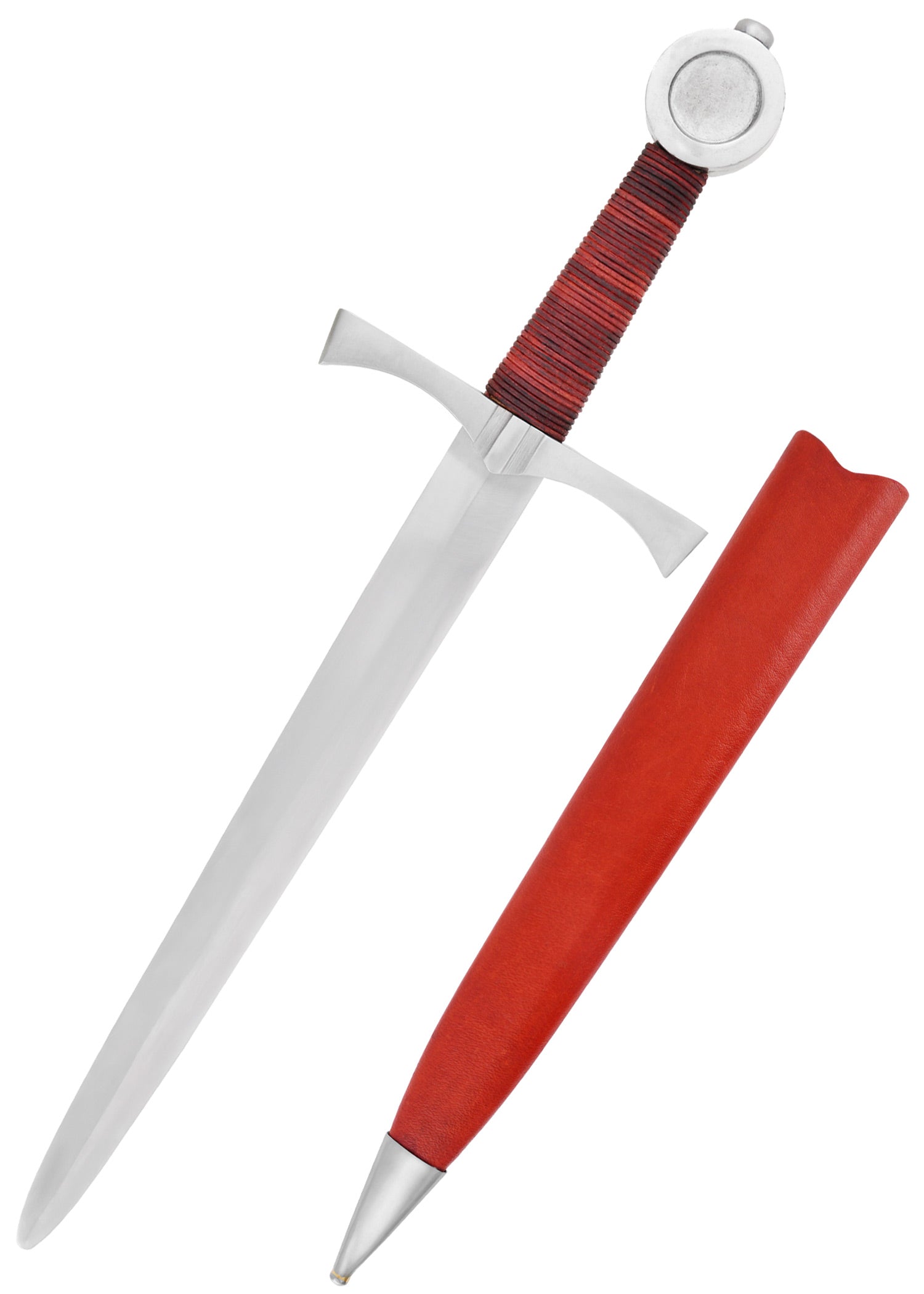 Imagen única de: Daga Con Pomo De Disco Para Combate Ligero, Incluida Funda, Sk-c