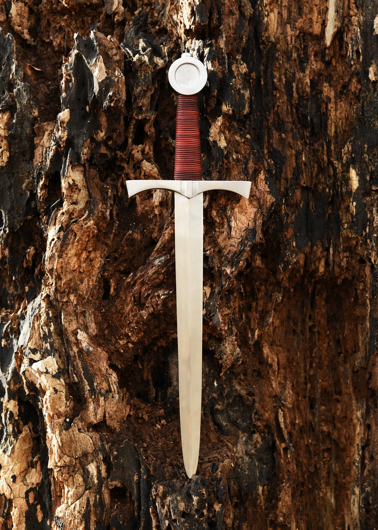 Imagen única de: Daga Con Pomo De Disco Para Combate Ligero, Incluida Funda, Sk-c