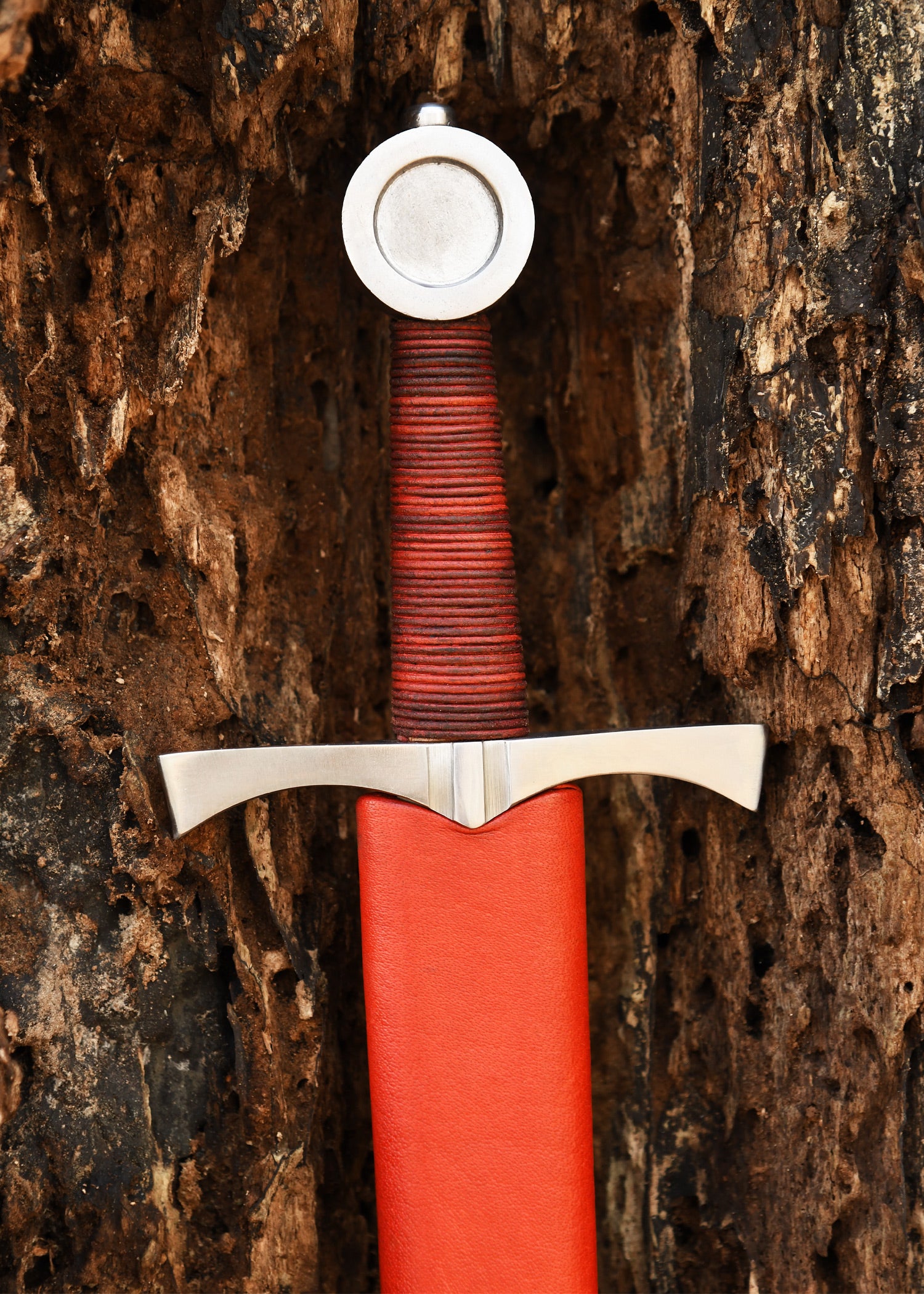 Imagen única de: Daga Con Pomo De Disco Para Combate Ligero, Incluida Funda, Sk-c