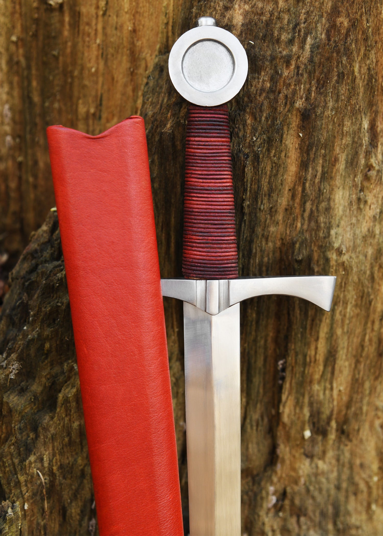 Imagen única de: Daga Con Pomo De Disco Para Combate Ligero, Incluida Funda, Sk-c