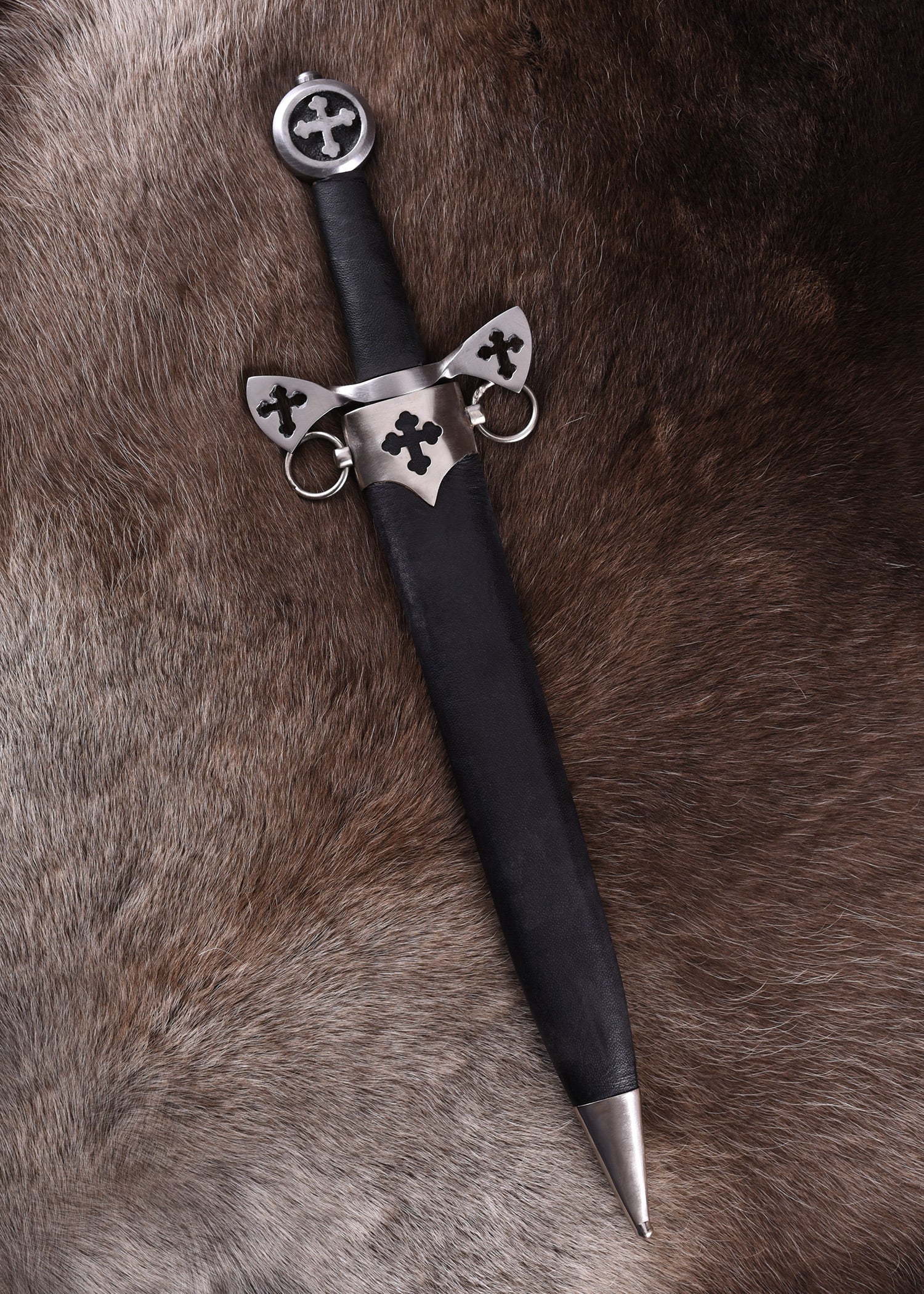 Imagen única de: Daga Templaria Moley Con Vaina