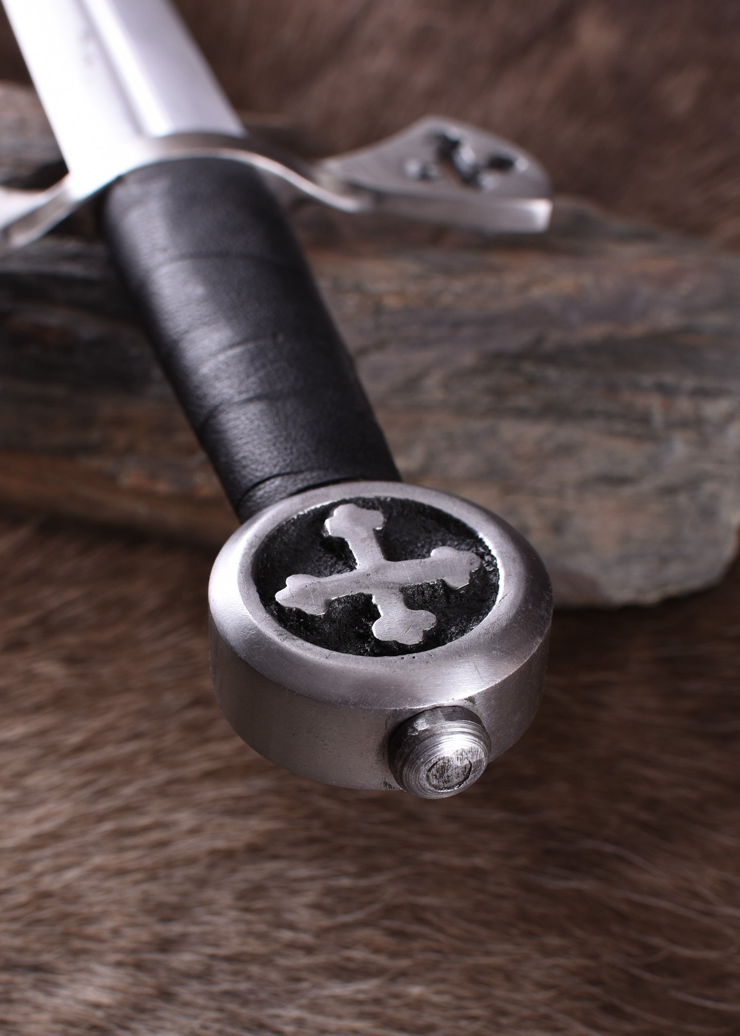 Imagen única de: Daga Templaria Moley Con Vaina