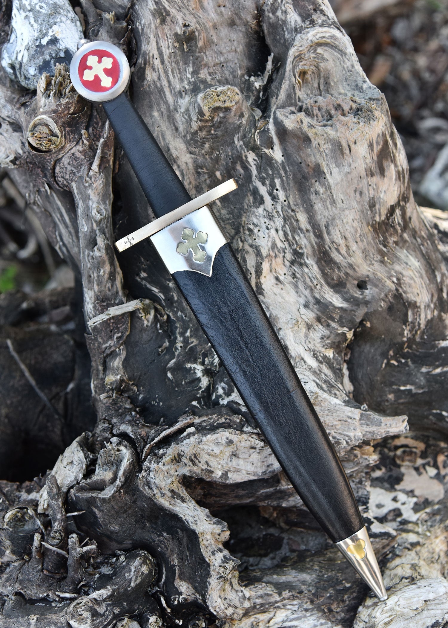 Imagen única de: Daga Templaria Militia Templi Con Vaina