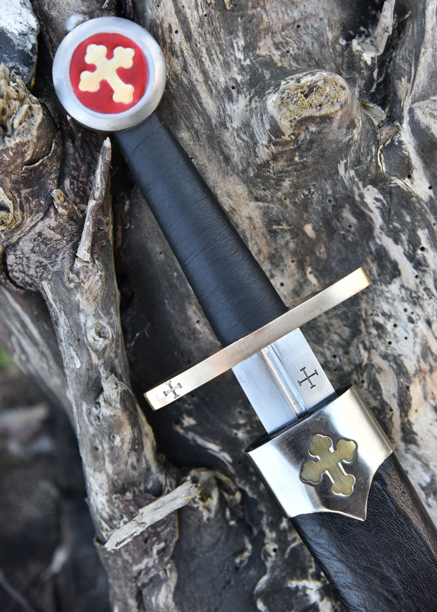 Imagen única de: Daga Templaria Militia Templi Con Vaina