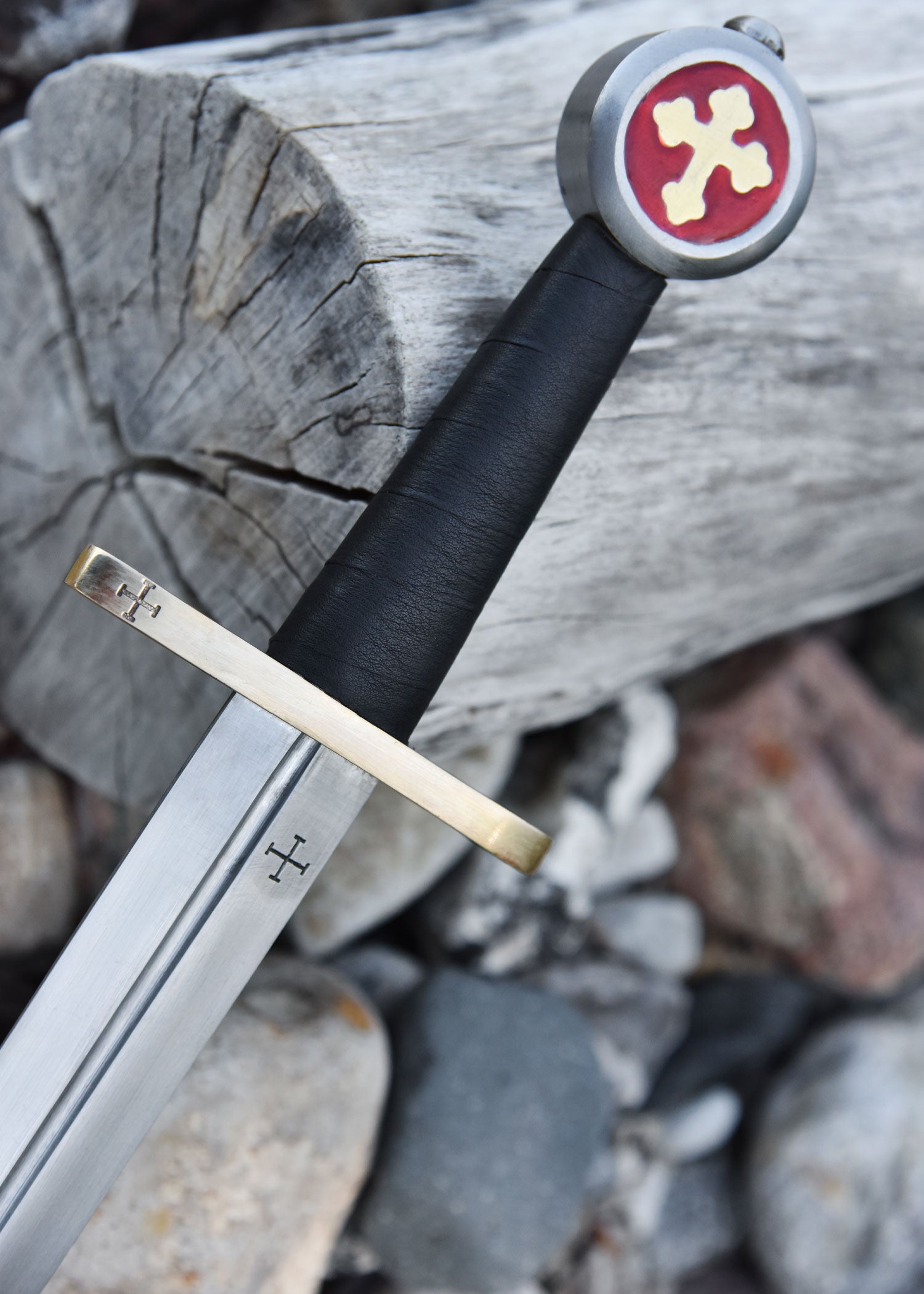 Imagen única de: Daga Templaria Militia Templi Con Vaina