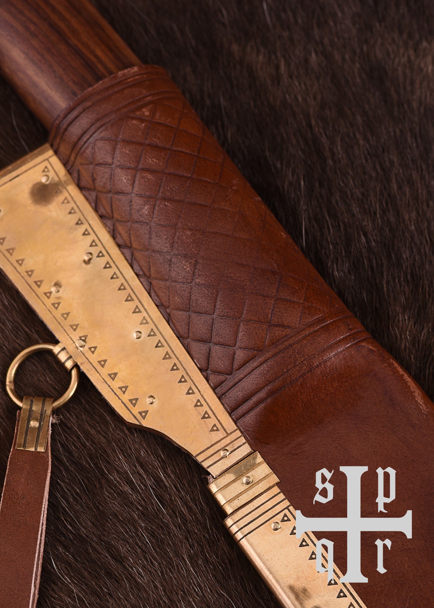 Imagen única de: Skramasax, Sax (Seax) De Acero Al Carbono Con Mango De Madera/hueso