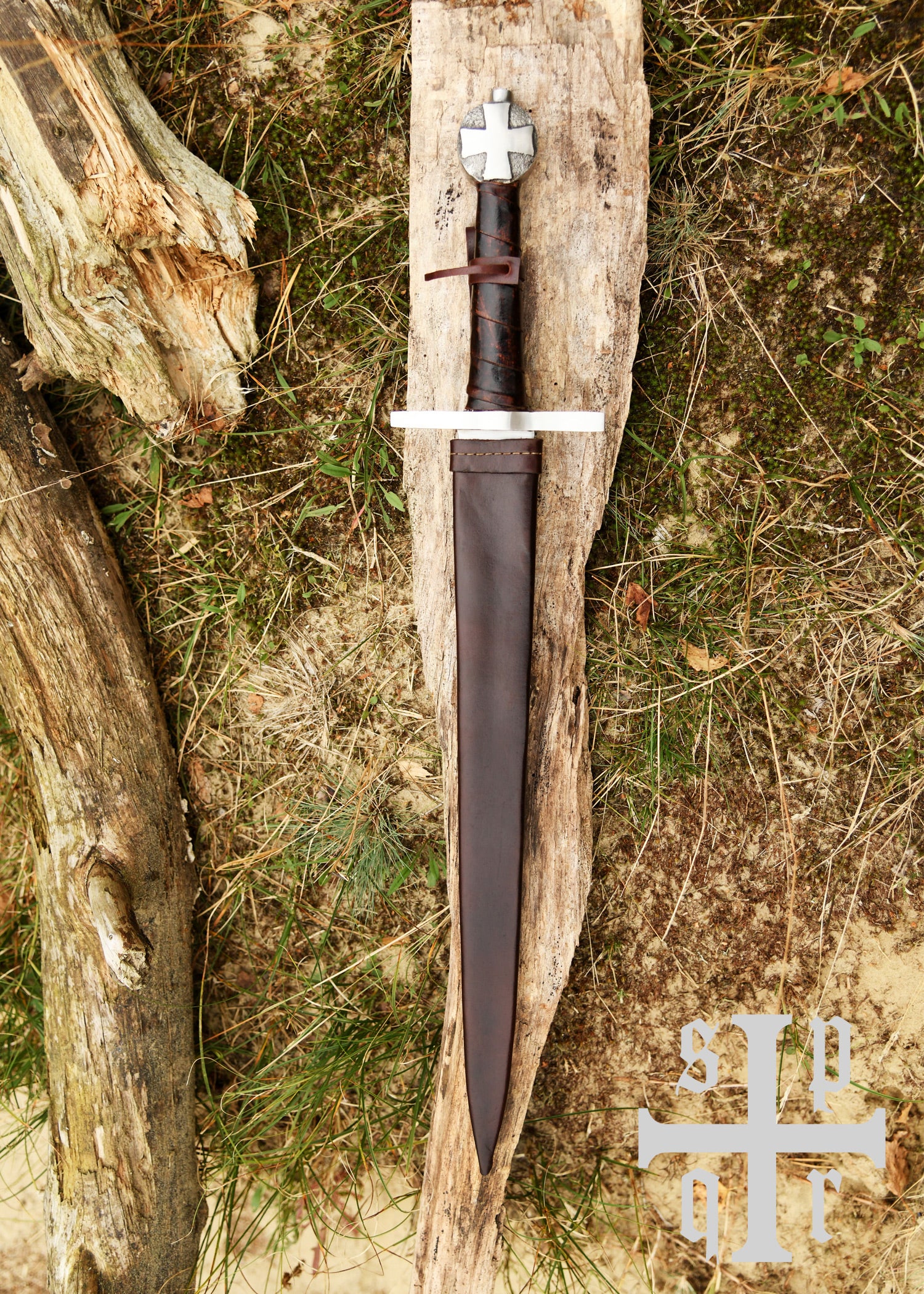 Imagen única de: Daga Medieval Templaria, Sin Filo