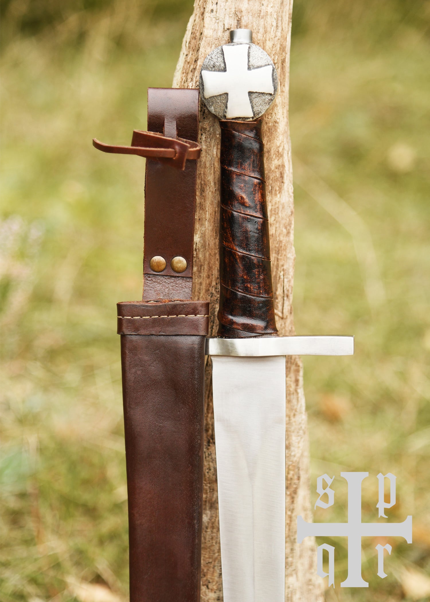 Imagen única de: Daga Medieval Templaria, Sin Filo