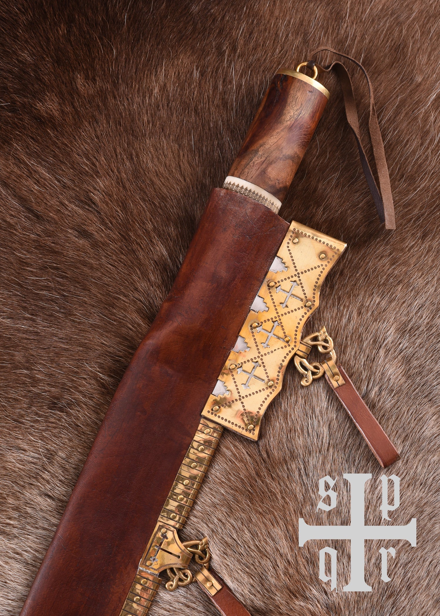 Imagen única de: Sax (Seax) Largo De Birka, Cuchillo De Sax (Seax) Vikingo, Acero De Damasco