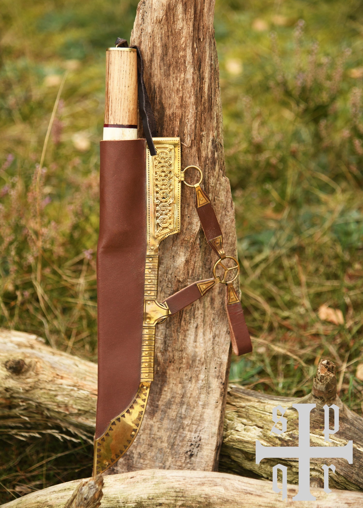 Imagen única de: Broken Back Sax, Cuchillo De Sax (Seax) Vikingo, Acero Al Carbono