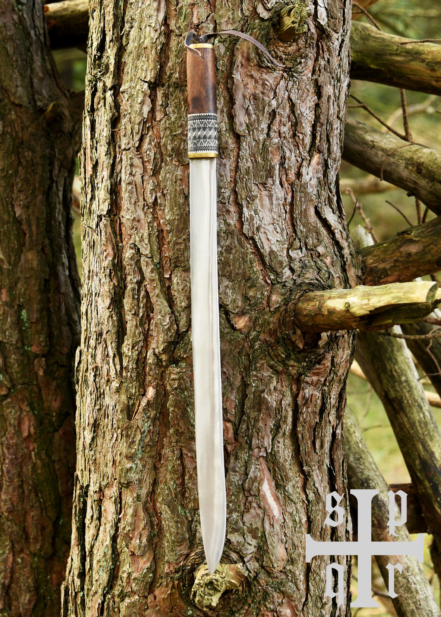 Imagen única de: Sax (Seax) Largo De Birka, Cuchillo De Sax (Seax) Vikingo, Acero Al Carbono