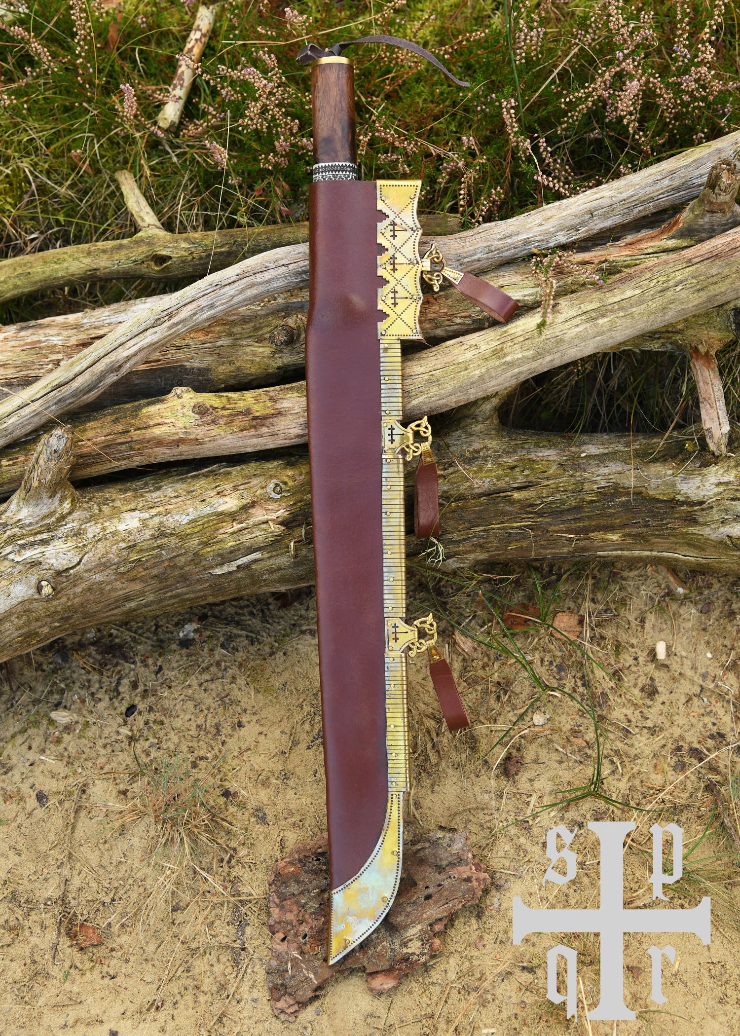 Imagen única de: Sax (Seax) Largo De Birka, Cuchillo De Sax (Seax) Vikingo, Acero Al Carbono