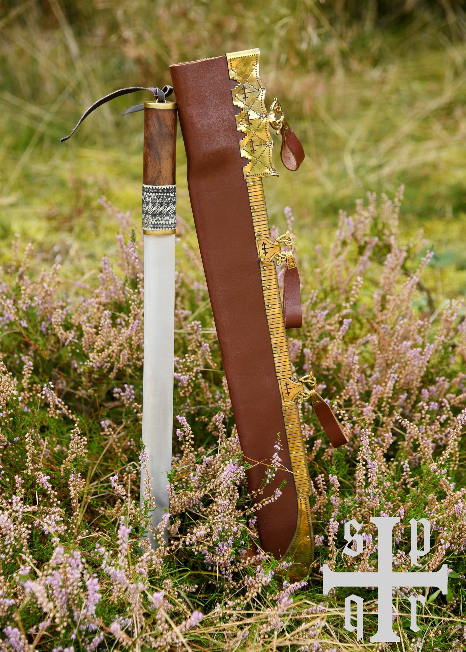 Imagen única de: Sax (Seax) Largo De Birka, Cuchillo De Sax (Seax) Vikingo, Acero Al Carbono