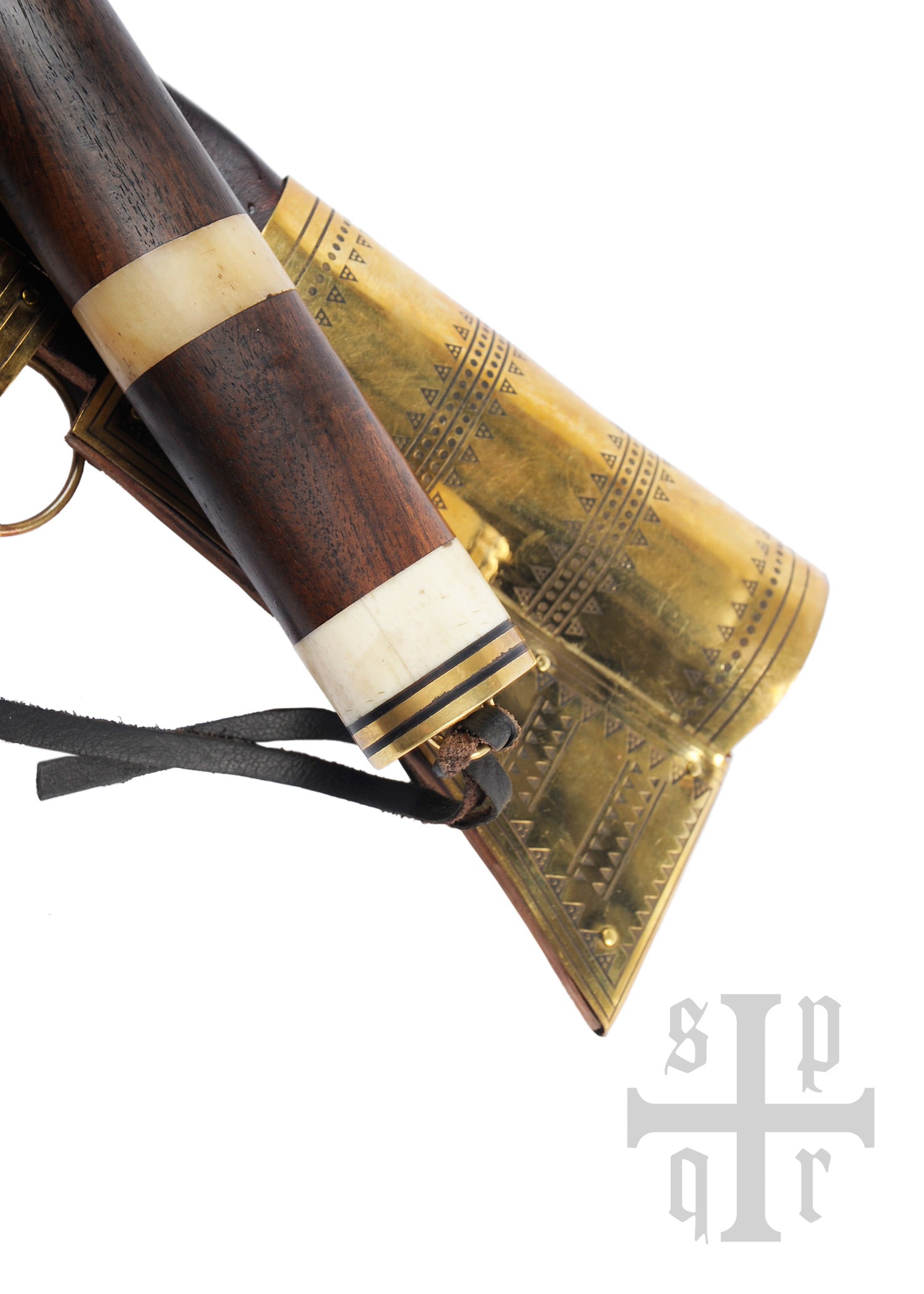 Imagen única de: Cuchillo De Sax (Seax) Vikingo, Sax (Seax) Largo De Acero De Damasco, Mango De Hueso De Madera