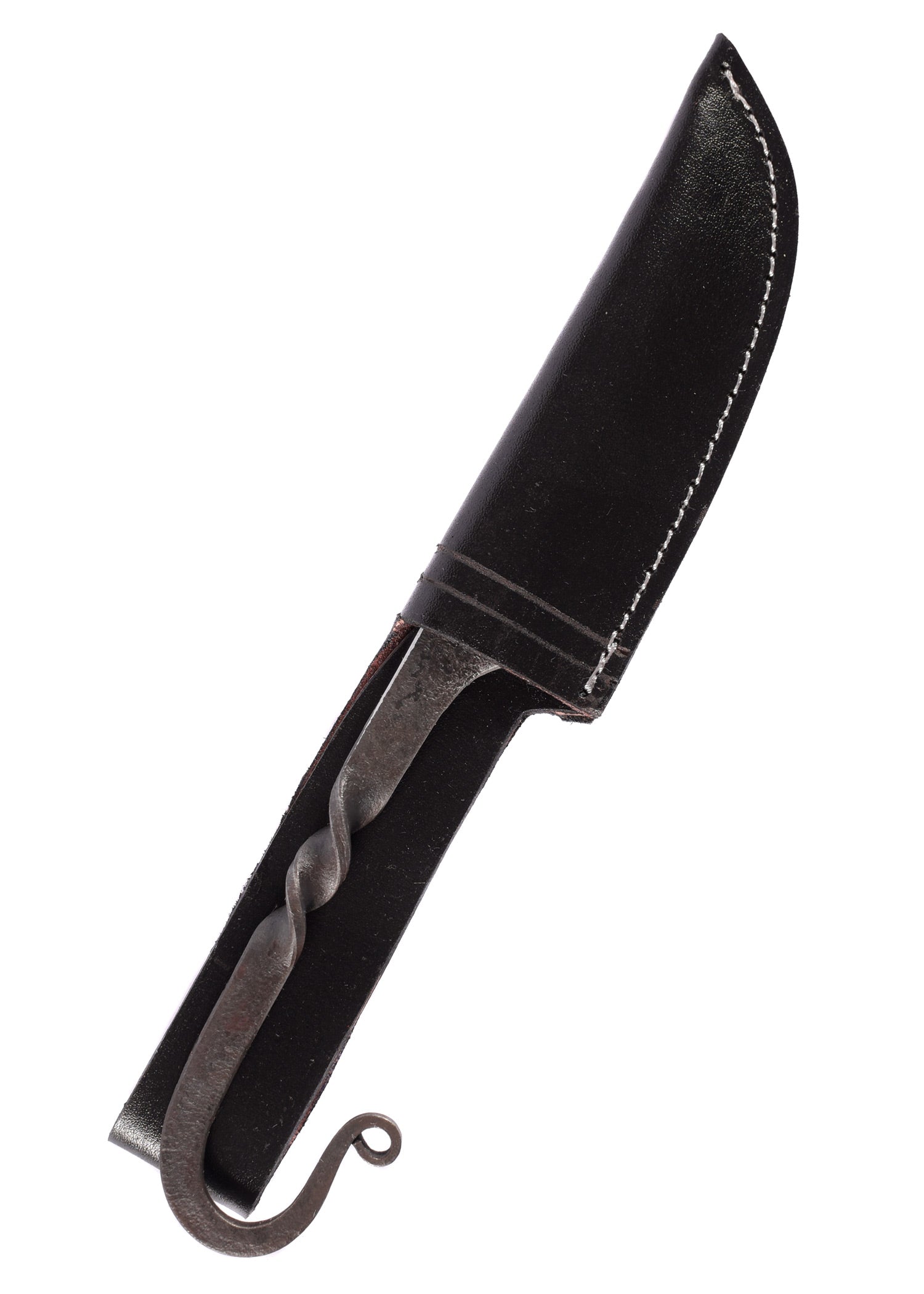 Imagen única de: Cuchillo Medieval Forjado Con Funda.